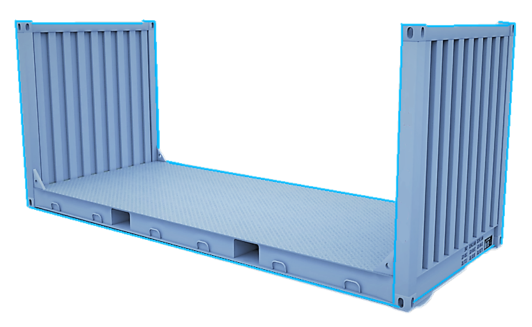 20' Flatrack Container